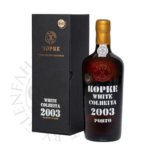 [por237] Kopke Colheita White Porto 2003 75cl