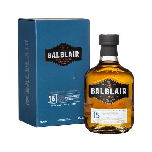 [bar041] Balblair 15y Highland Single Malt Scotch Whisky 70cl