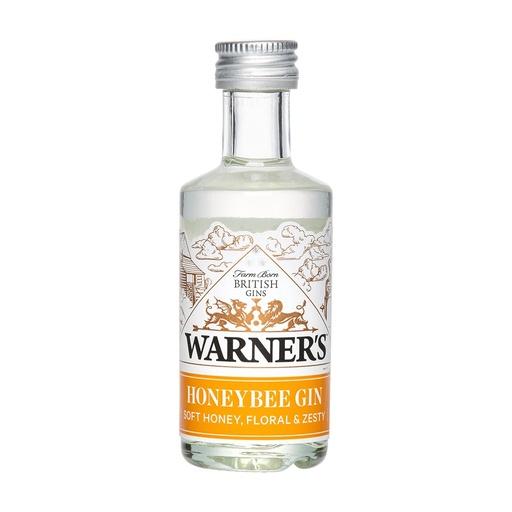 [gin194-005] Warner's Honeybee Gin Miniature 5cl