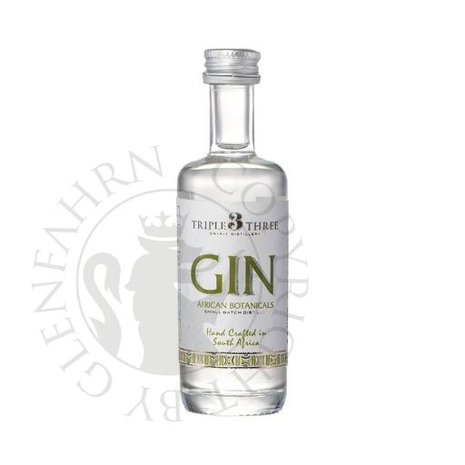 [gin159-005] Triple Three Gin African Botanicals Miniature 5cl