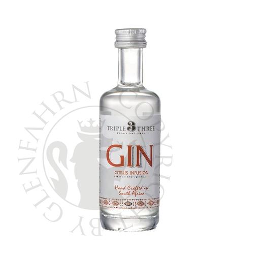 [gin161-005] Triple Three Gin Citrus Infusion Miniature 5cl