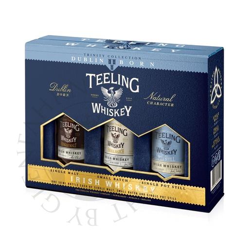 [twc100] Teeling Trinity Collection Miniature Set Single Malt, Small Batch, Single Pot Still Irish Whiskey 3x5cl