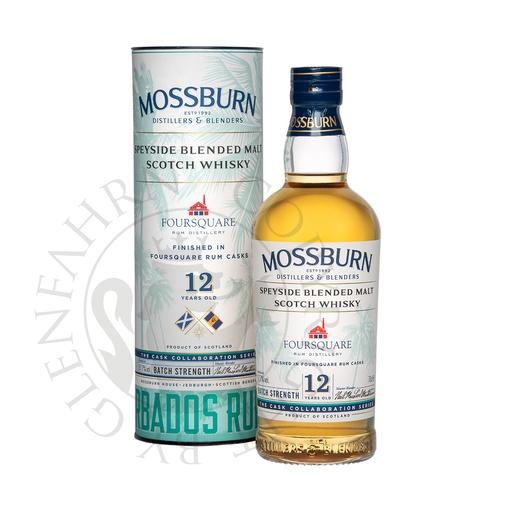 [mob018] Speyside 12y Blended Malt Scotch Whisky 12y Foursquare Rum Cask Collaboration Mossburn 70cl