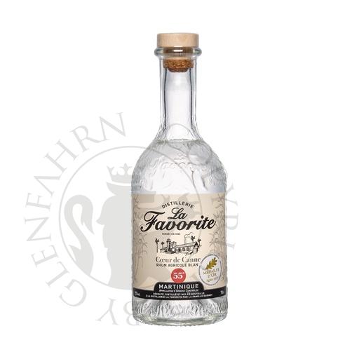 [rum0111] La Favorite Coeur de Canne Blanc 55% Rhum Agricole Blanc 70cl