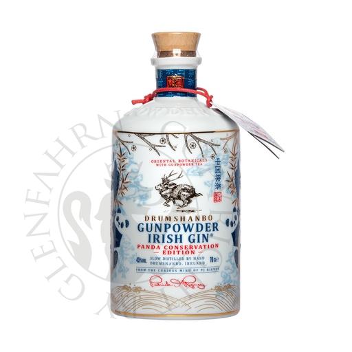 [gin451] Drumshanbo Gunpowder Irish Gin Panda Conservation Edition Ceramic Collector's Bottle 70cl