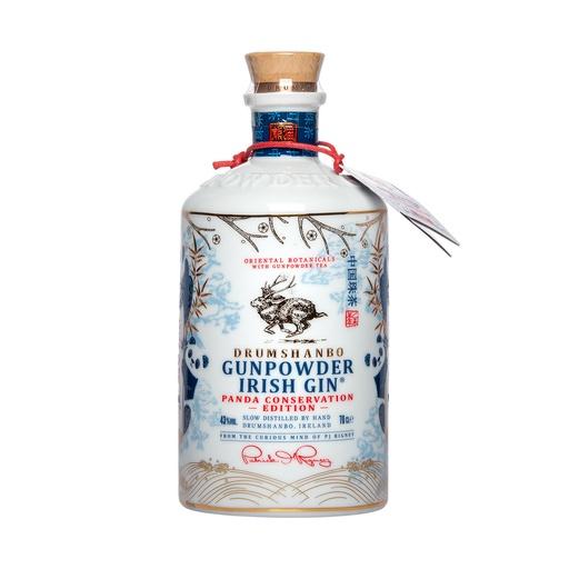 [gin451] Drumshanbo Gunpowder Irish Gin Panda Conservation Edition Ceramic Collector's Bottle 70cl