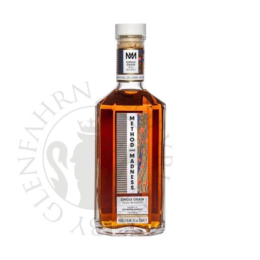[mam003-d20] Method and Madness Finished in Virgin Spanish Oak Casks Single Grain Irish Whiskey 20cl DEGU