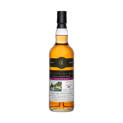 [cla128-d20] Glenlossie 2015 10y HSP Edition No.8 Alpnachstad Claxton's Single Malt Scotch Whisky 20cl DEGU