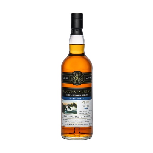 [cla129-d20] Glasgow 2017 7y HSP Edition No.9 Rheinfall Claxton's Single Malt Scotch Whisky 20cl DEGU