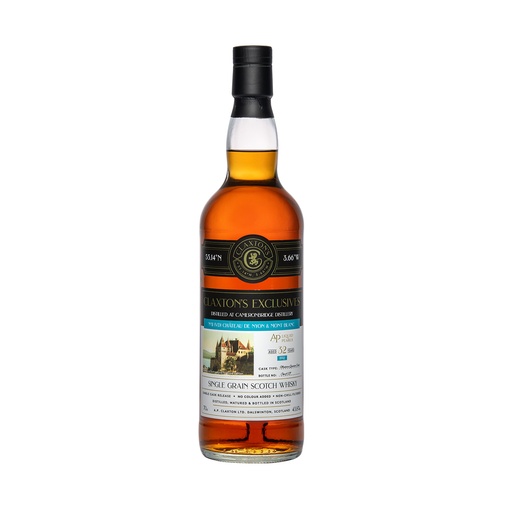 [cla131-d20] Cameronbridge 1992 32y HSP Edition No.11 Château de Nyon & Mont Blanc Claxton's Single Grain Scotch Whisky 20cl DEGU