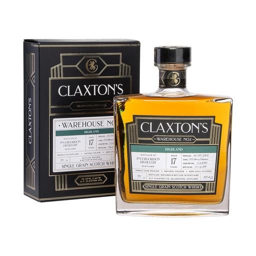 [cla140] Invergordon 2006 17y Cask#C23095 Warehouse No.1 Claxton's Highland Single Grain Scotch Whisky 70cl