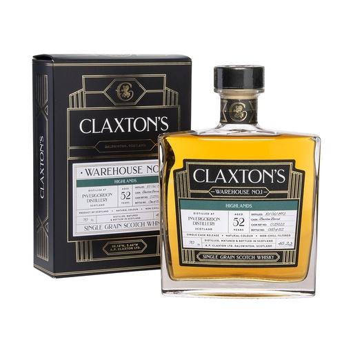 [cla144] Invergordon 1972 52y Cask#C25122 Warehouse No.1 Claxton's Highland Single Grain Scotch Whisky 70cl