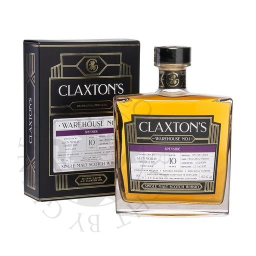 [cla139-d20] Glen Moray 2013 10y Cask#C23094 Warehouse No.1 Claxton's Speyside Single Malt Scotch Whisky 20cl DEGU