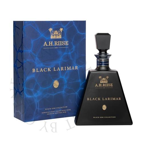 [rum0143] A.H. Riise Black Larimar Black Gem Collection Rum Spirit Drink 70cl