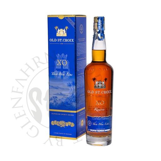 [rum0162-d20] Old St. Croix (A.H. Riise) XO Thin Blue Line Reserve Rum Spirit Drink 20cl DEGU