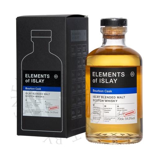 [ele033] Elements of Islay Bourbon Cask Islay Blended Malt Scotch Whisky 70cl