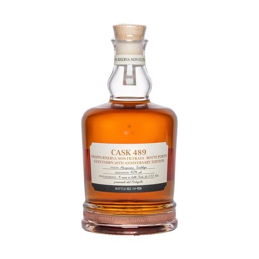[gra906] Marzadro 4 anni Single Cask #489 Non Filtrata Glen Fahrn 20th Anniversary Edition Grappa Riserva 70cl