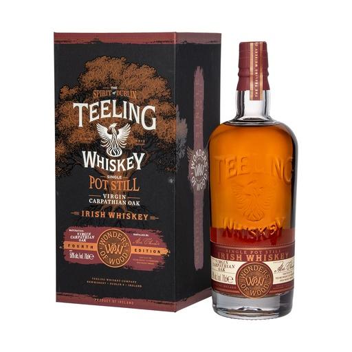 [twc105] Teeling Wonders of Wood Fourth Edition Virgin Carpathian Oak Single Pot Still Irish Whiskey 70cl