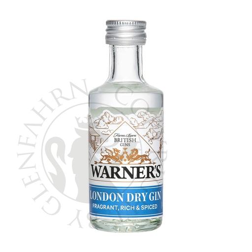 [gin389-005] Warner's London Dry Gin Miniature 5cl
