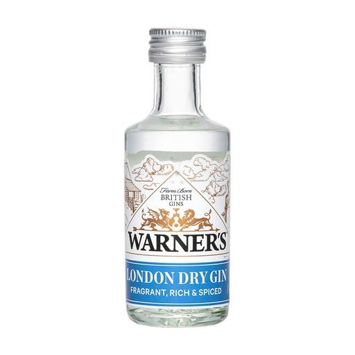 [gin389-005] Warner's London Dry Gin Miniature 5cl