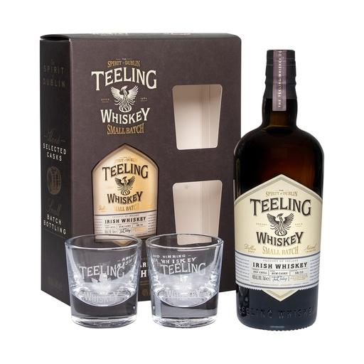 [twc002b] Teeling Small Batch Rum Cask Geschenkpackung Karton mit 2 Gläsern 70cl