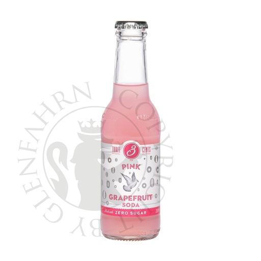 [tow063] Three Cents Pink Grapefruit Soda Zero Sugar 200ml