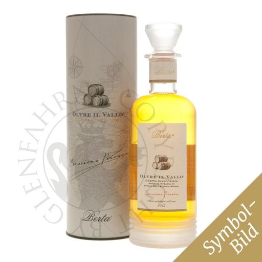 [gra262b] Berta Oltre il Vallo Grappa Invecchiata Affinata in Barili di Single Malt Whisky ohne Tube 70cl
