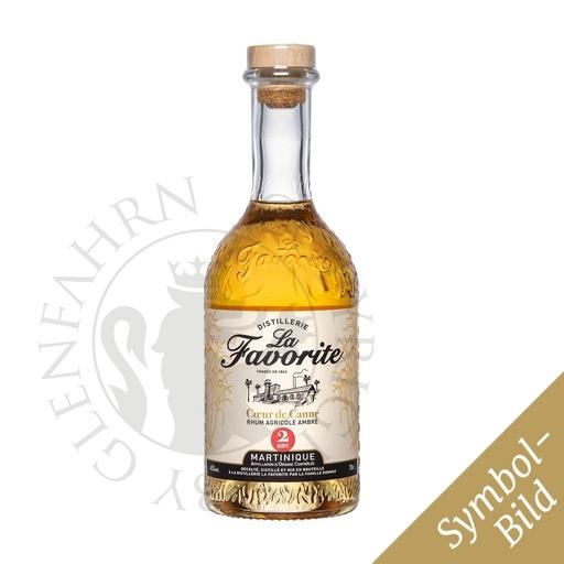 [rum968] La Favorite Coeur de Canne Rhum Agricole Élévé sous Bois 70cl