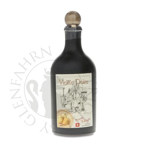 [obs218] Tröpfli Vieille Poire Williams Steingut- Flasche 50cl