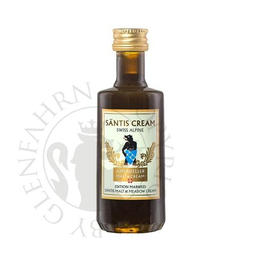 [sae016-004] Säntis Cream Edition Marwees Miniature Swiss Alpine Whisky Cream Likör 4cl
