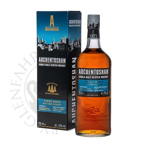 [ats002] Auchentoshan Three Wood Single Malt Scotch Whisky 70cl