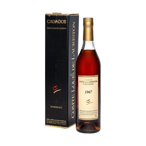 [cal022-R] Comte Louis de Lauriston 1967 Vintage Calvados Domfrontais 70cl